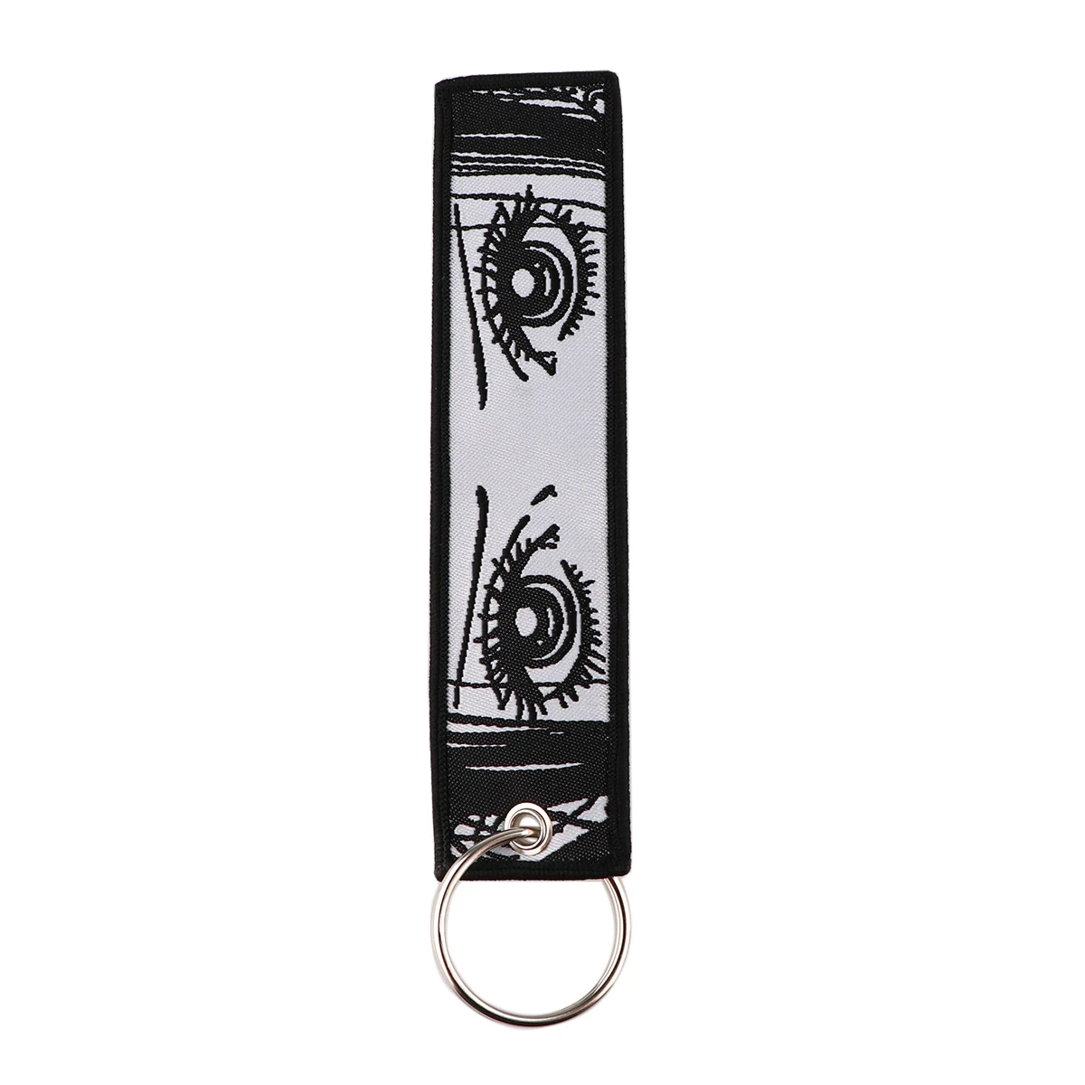 Cool Anime Key Tag Cool Embroidery Key Ring For Motorcycles Cars Bag Backpack Chaveiro Embroidery Key Fobs Fashion Gifts