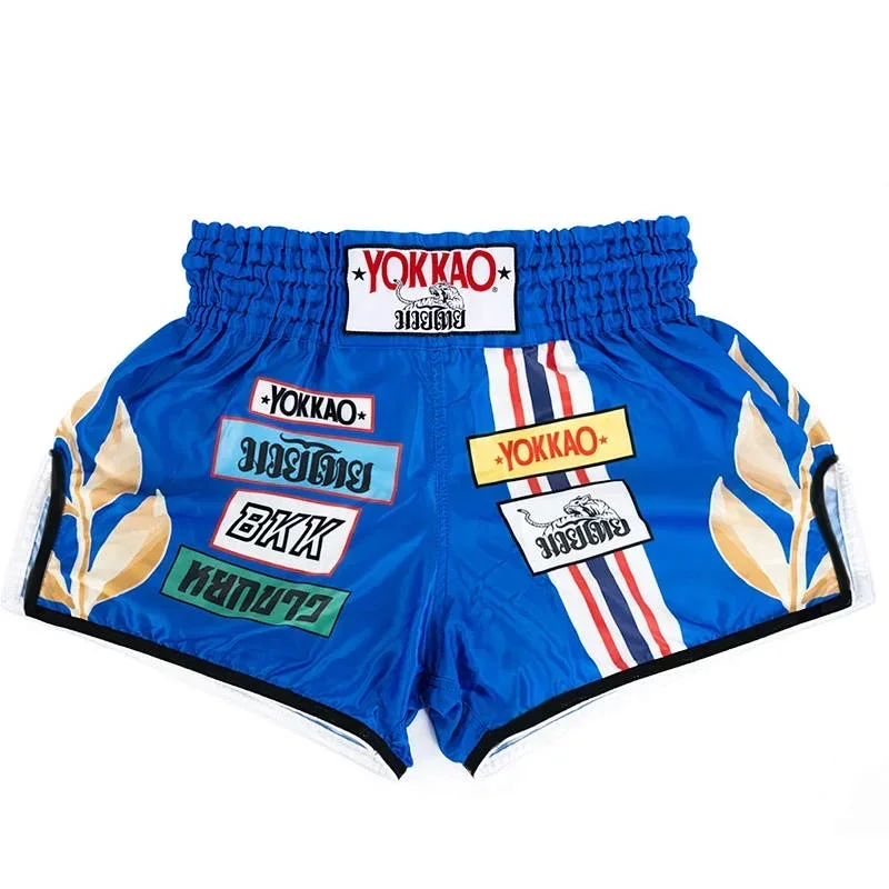 Muay Thai Boxing Man Sanda Shorts Running Sports Fitness Children Fashion Printed syna world cp company