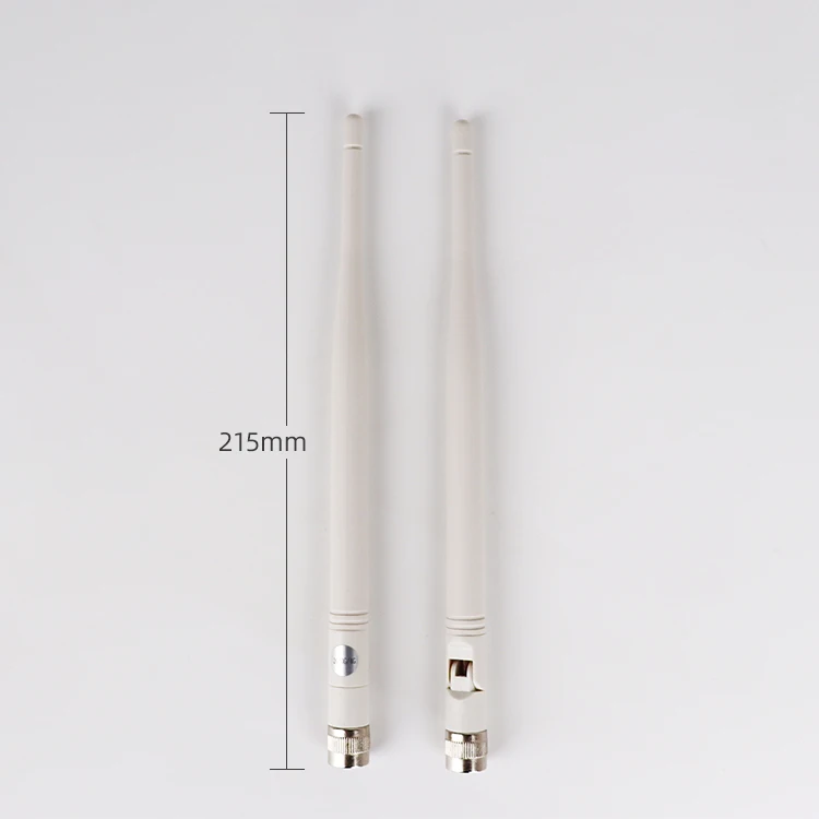 50 個 4G フル周波数 TNC スティックアンテナ ホワイト粘着通信ネットワークブースター 2 周波数 824-2690MHz 垂直偏波