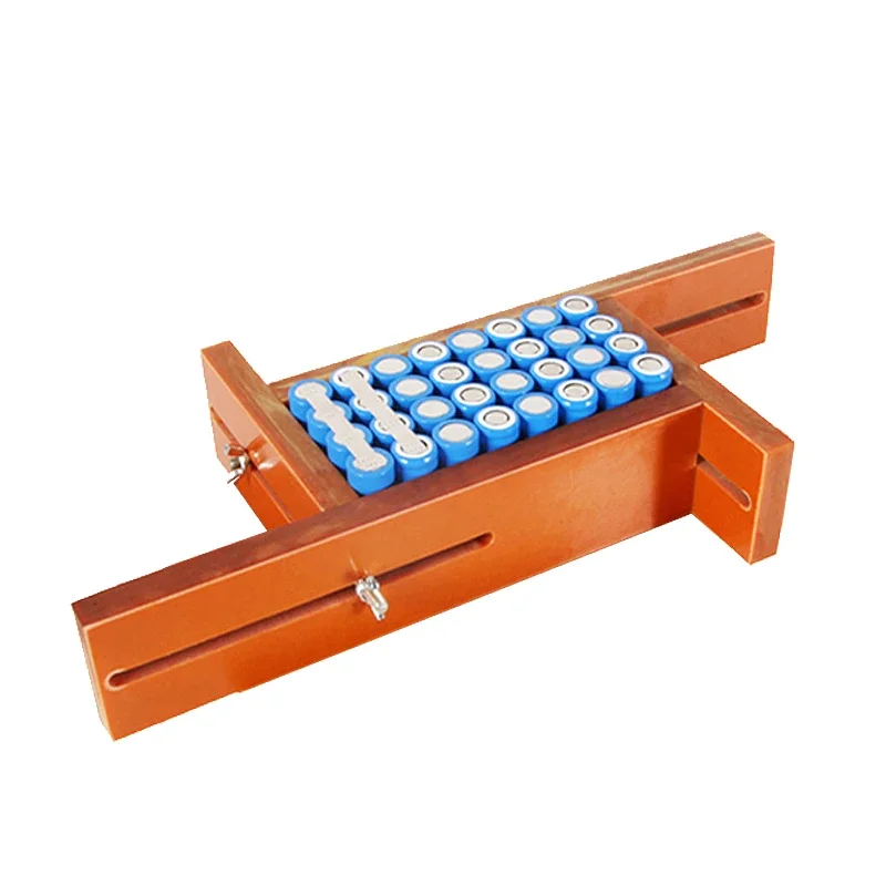 Adjustable Lithium Battery Welding Fixture 6x6 6x13 18650 battery pack frame universal Spot Welding Fixture 21700