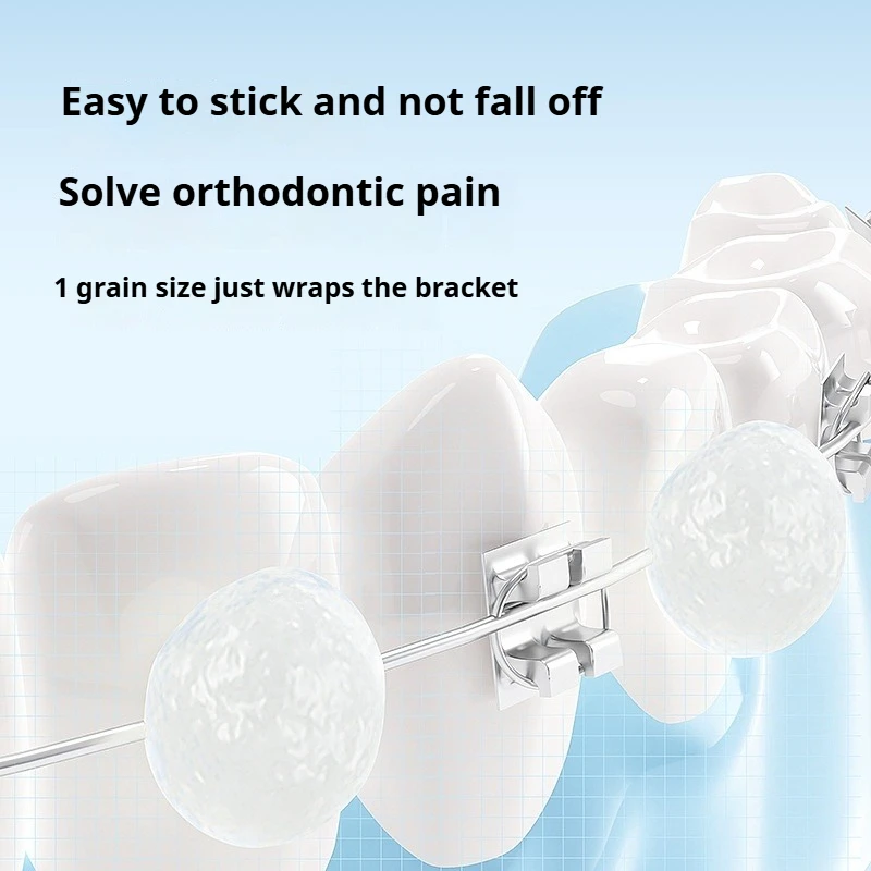 60 Grain Portable Protective Wax Orthodontic Braces Orthodontic Anti-grinding Mouth Food Grade Bracket Tooth Wax Independent