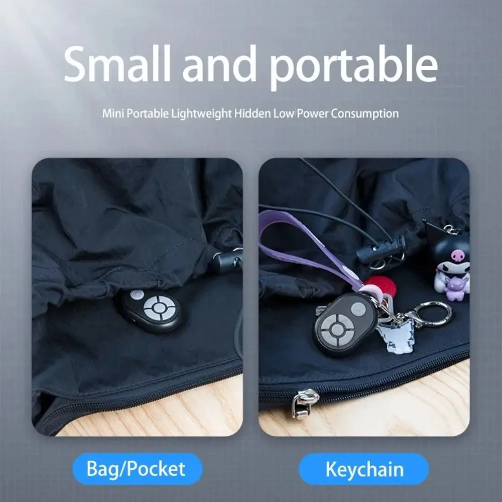 Plastic Bluetooth Remote Black Universal Remote Control Wireless Selfie Stick Bluetooth for iPhone/ / IOS/ Android Page Turning