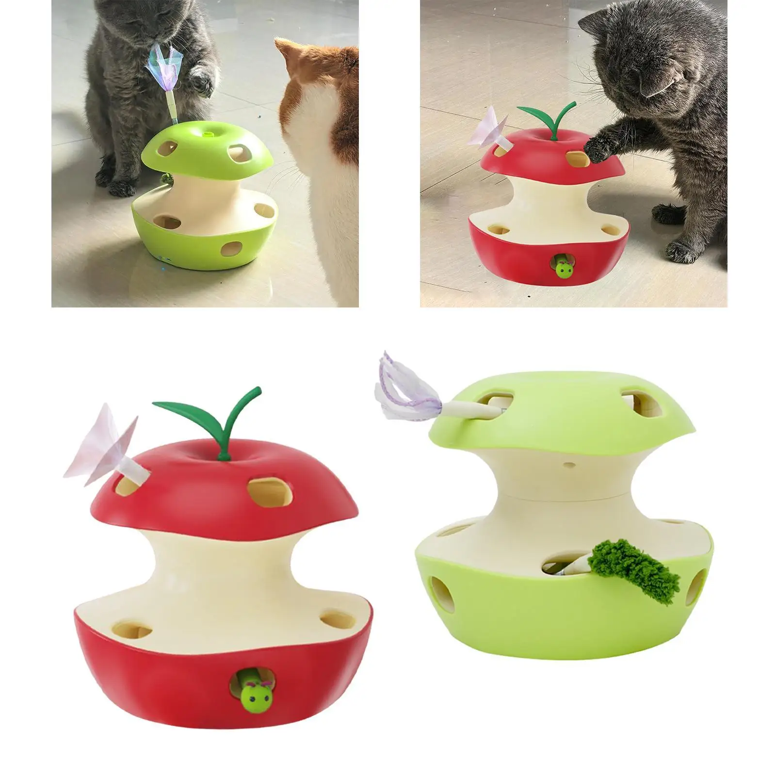 

Interactive Cat Toy Cat Stick Game for Indoor Cats Electronic Whack A Mole