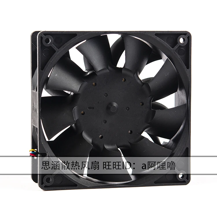 Delta Electronics TFC1212DE DC 12V 3.9A 120x120x38mm 4-Wire Server Cooling Fan