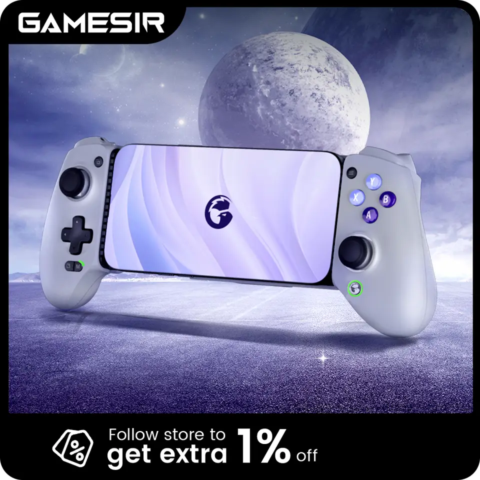GameSir G8 Galileo Mobile Gaming Controller with Hall Effect Joysticks, USB-C