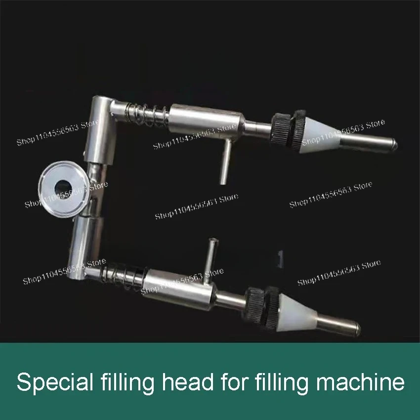 Precision 304 Stainless Steel Gravity Filling Nozzle Head, Replacement Spout for Liquid Filler Machine & Patching Equipment