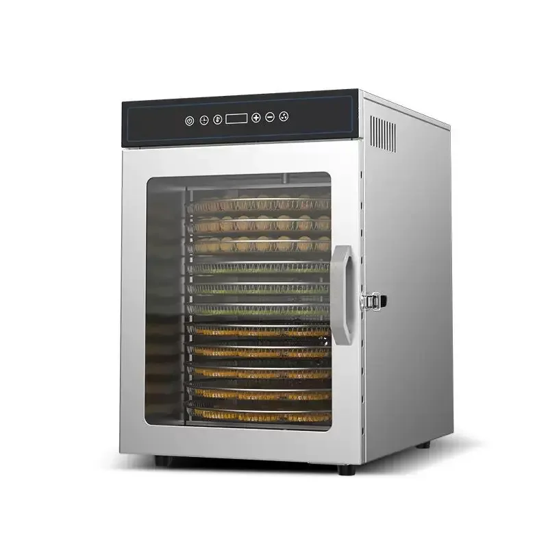 

12 layer Food Dehydrator Food And Fruit Dryer Household Sliver Rotating Vegetable Meat Seafood Scented Tea Medicine Air Dryer