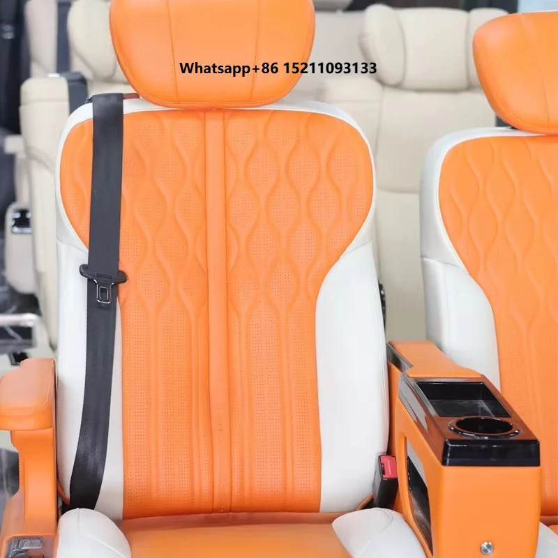 Modified Quilted Leather Car Seat Sprinter Featuring Atmosphere Light & Wireless Charging