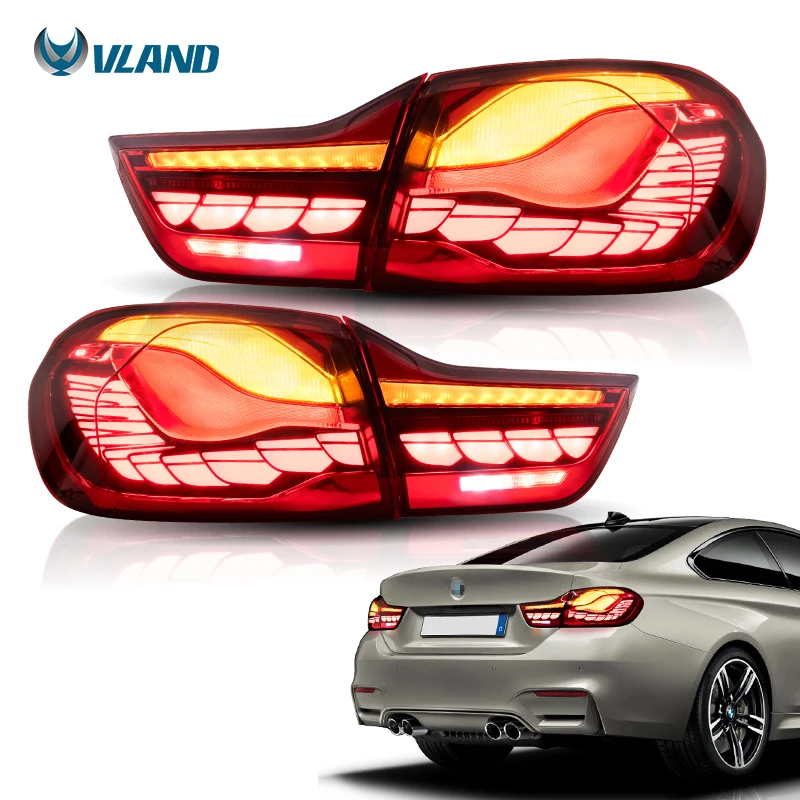 

VLAND Factory Full LED Taillights Animation Rear Lamp 2014-2020 4 Series M4 Tail Lights For BMW M4 F32 F33 F36 F82 F83 428i 420i