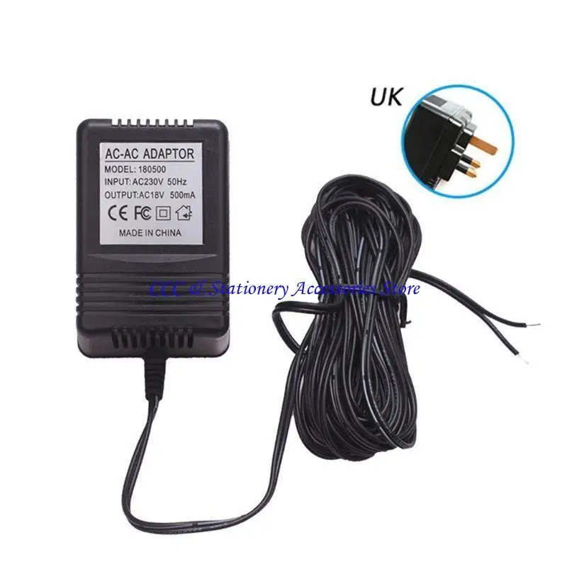 Q1JC 18V 500mA UK/EU/US Plug Power Supply Adapter for WiFi Wirele