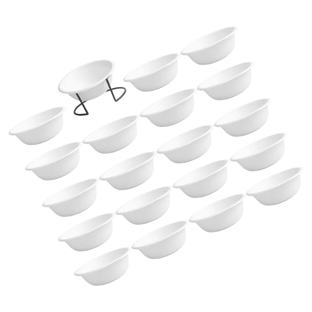 

Disposable Cat Dog Bowls Food Water Bowl Paper Travel Indoor Outdoor Large Capacity Smooth Surface Daily Use Accessories Pet