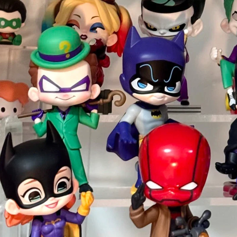 

Genuine Popmart Dc Gotham City Series Blind Box Toys Anime Desktop Ornament Mystery Box Collectible Model Friend Birthday Gifts