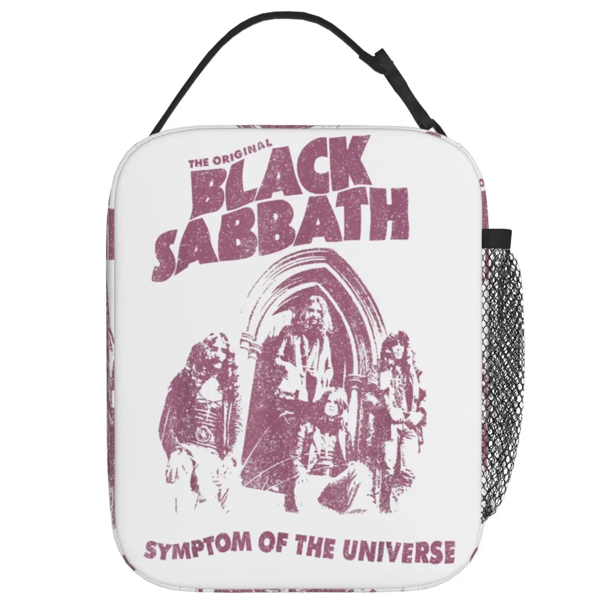 

Сумка для обеда Black Sabbath Universe для девочек, ланч-бокс, модная пляжная сумка-холодильник, портативная изолированная сумка-тоут Оксфорд, сумки для еды