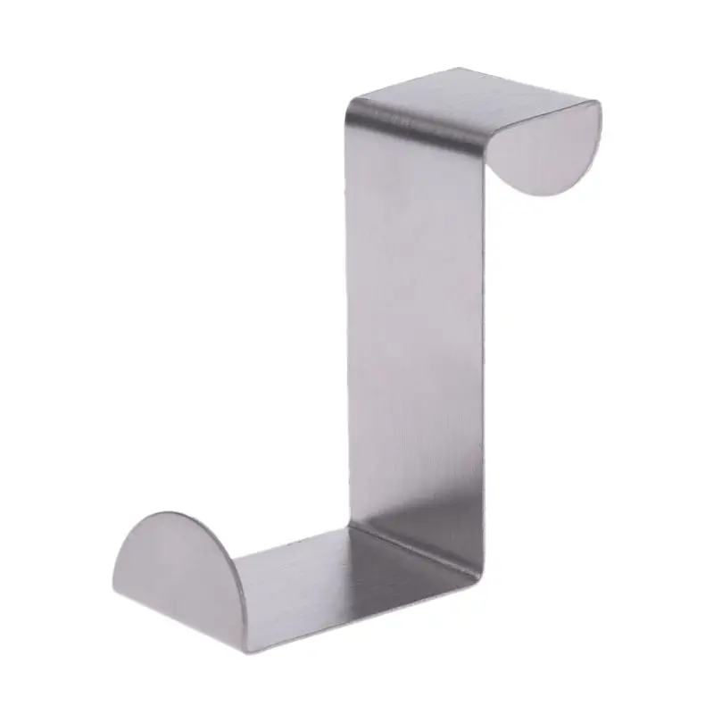 Stainless Steel Over Door Hook Kitchen Cupboard Drawer Cabinet Clothes Holder