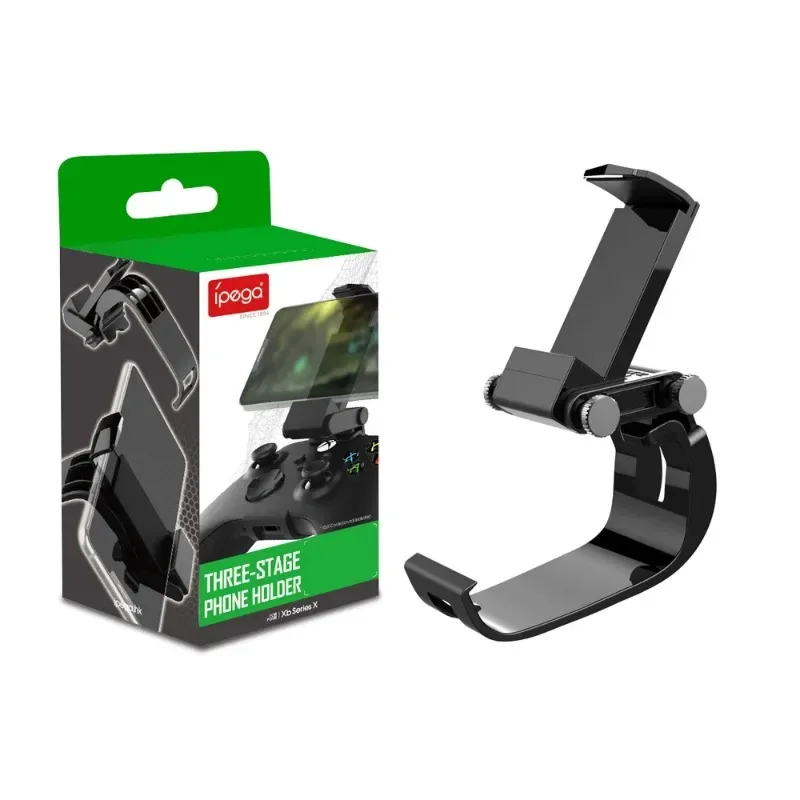 PG-XBS005 Adjustable Three Stage Phone Mount Clamp Clip For Xbox Series S X Controller Stand Holder Bracket