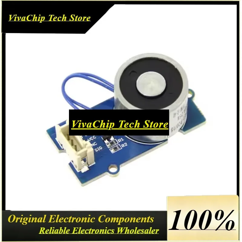 VivaCGrove - Electromagnet: 1KG Holding Force, 5V DC, Low Power Consumption For Arduino & IoT Projects