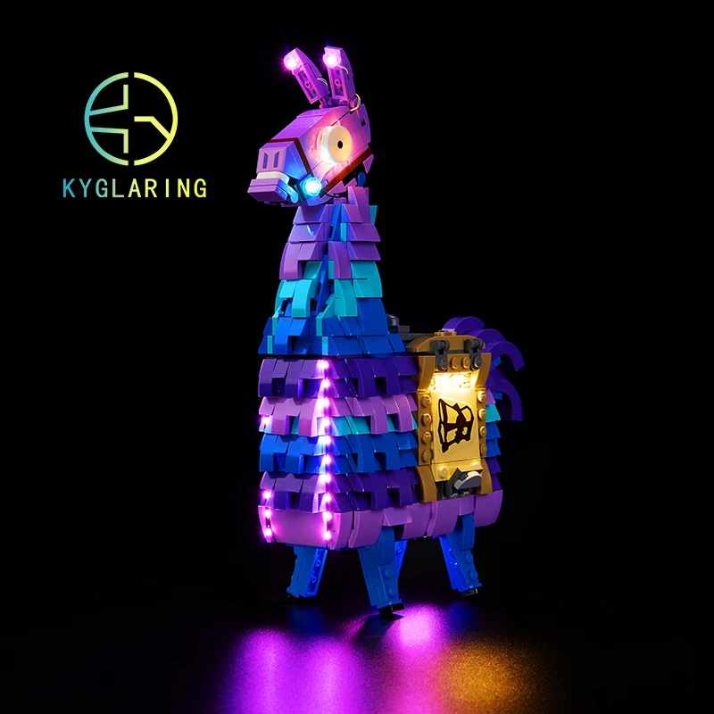 Kyglaring Light Kit For 77071 Supply Llama Building Blocks LED Kit Toys (NOT Include the Model)