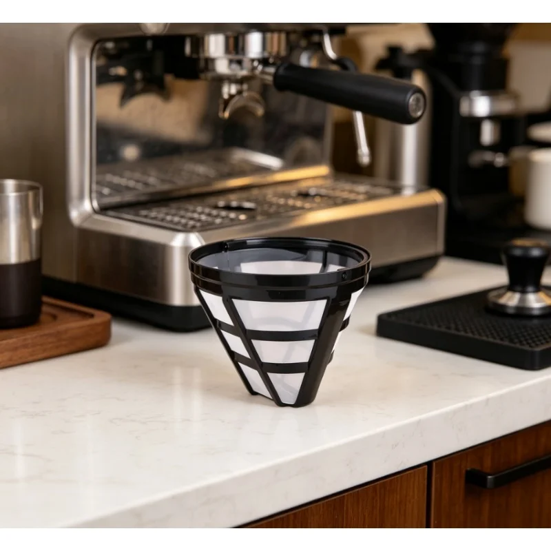 Replacement Coffee Filter Reusable Refillable Basket Cup Style Brewer Tool Coffee Maker Accessories Handmade Kitchenware