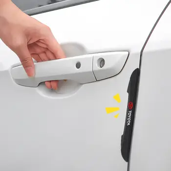 4片裝汽車車門邊緣保護貼紙防撞條,適用於豐田威馳、卡羅拉、86、RAV4、Aygo、30、海拉克斯等車型,汽車配件 6 最佳銷售 豐田威馳保險槓 - №1