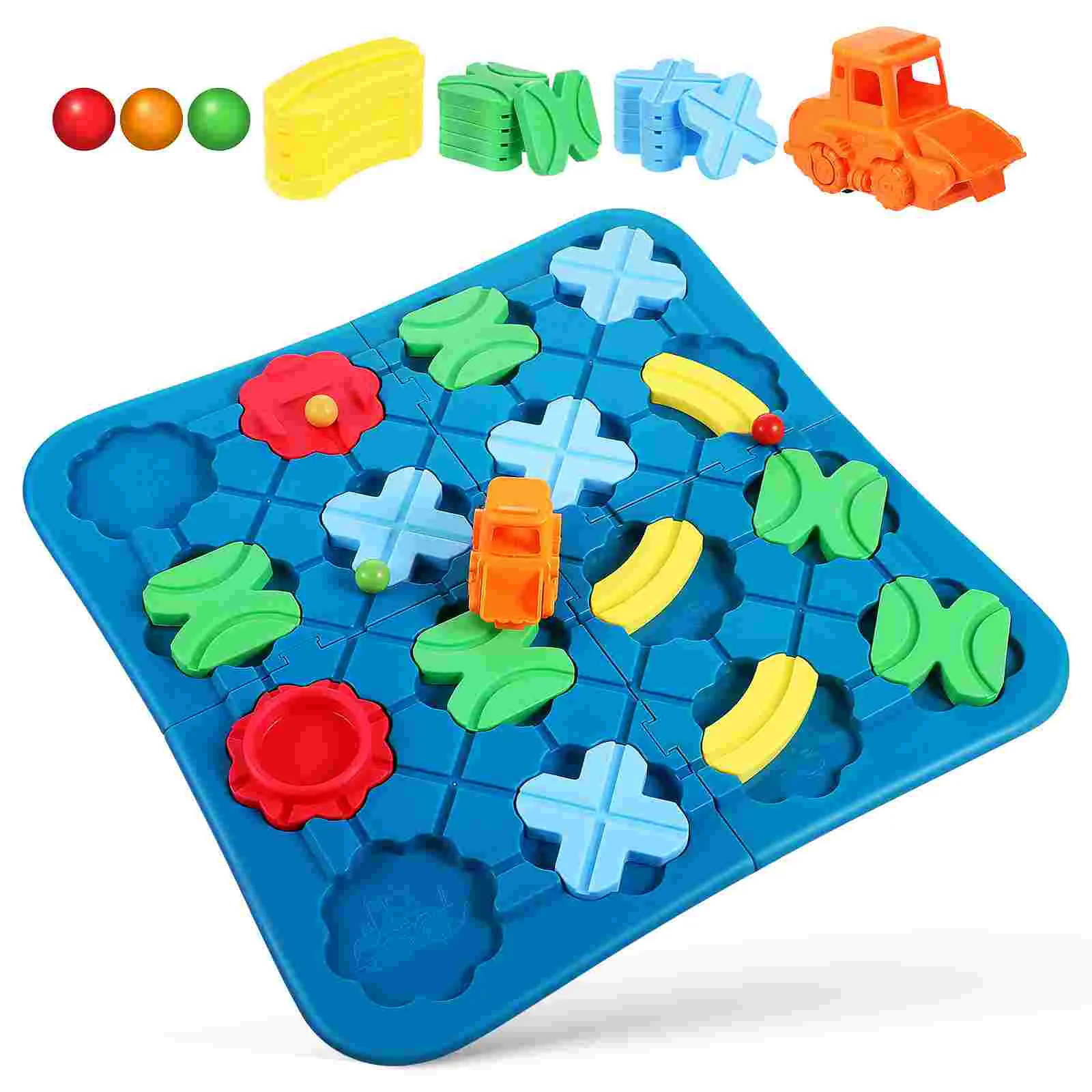 Toys for Toddlers Intellectual Kindergarten Puzzles Race Track 1-3 Car Road Builder Brain Teasers Maze Child