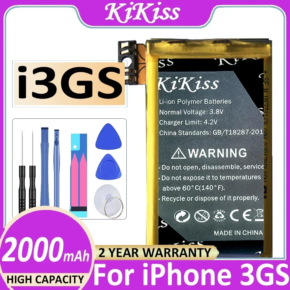 

2000mAh High Capacity Mobile Phone Battery For Apple iPhone 3GS 3GS