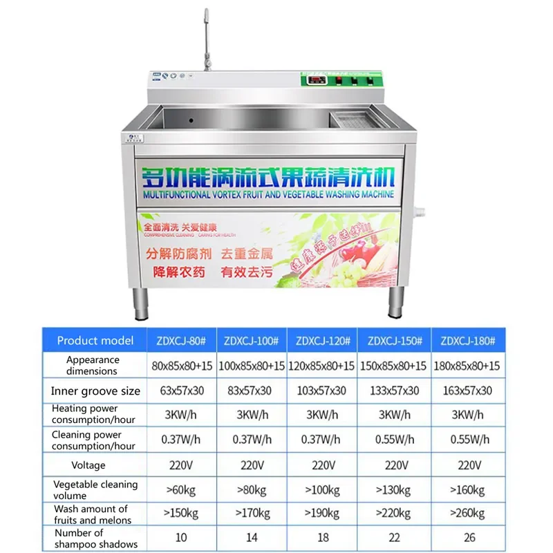 12.5 Hot sell Automatic Vegetable and Fruit Washer Ultrasonic Household Smart Vegetable Washing Seafood Purification Cleaning Ma