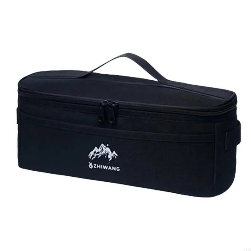 Internal Mesh Pocket Camping Utensils Storage Bag for Efficient Organization 