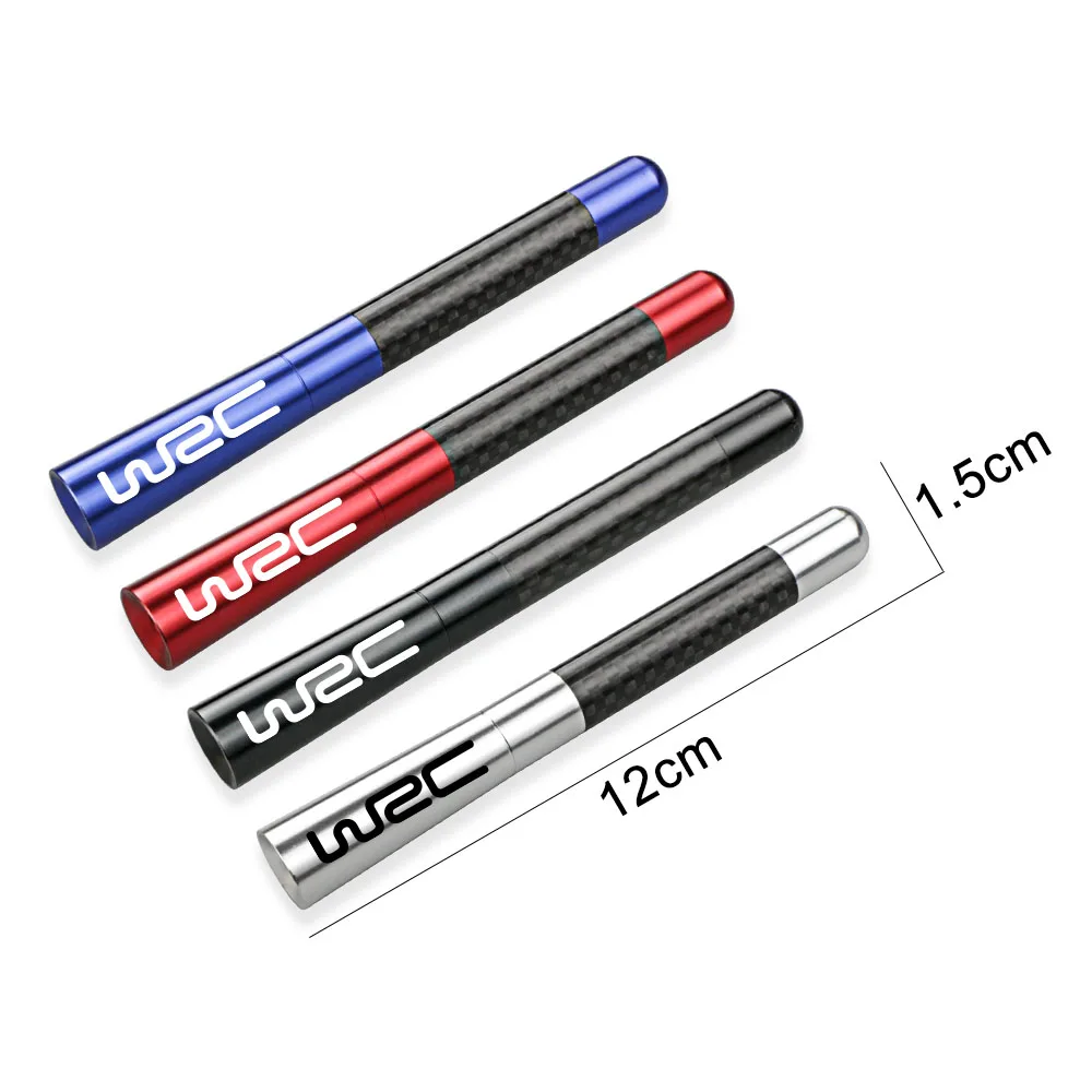 12CM Car Aerial For Ford Fiesta WRC WOLF Carbon Fiber Short Roof Antenna Radio FM Auto Exterior Styling Accessories Tuning Decor