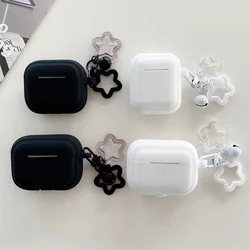 Einfache schwarz-weiße Silikonhülle für Airpods Pro Wireless Bluetooth Kopfhörer Schutzhülle für Airpods 3 2 1 Pro2 Soft Cover
