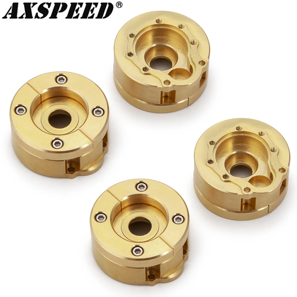 

Полновесный сверхпрочный латунный противовес AXSPEED Wheels для TRX4 TRX6 1/10 RC Гусеничный автомобиль, обновленные детали