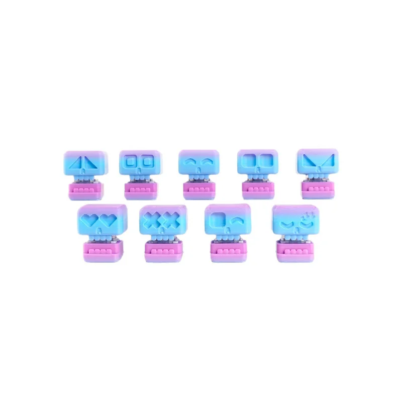 해골 단추 3D 인쇄 데스크탑 장식 장식 할로윈 선물 EDC 스트레스 릴리프 장난감 홈 장식 재미 있은 장난감 9 개/대
