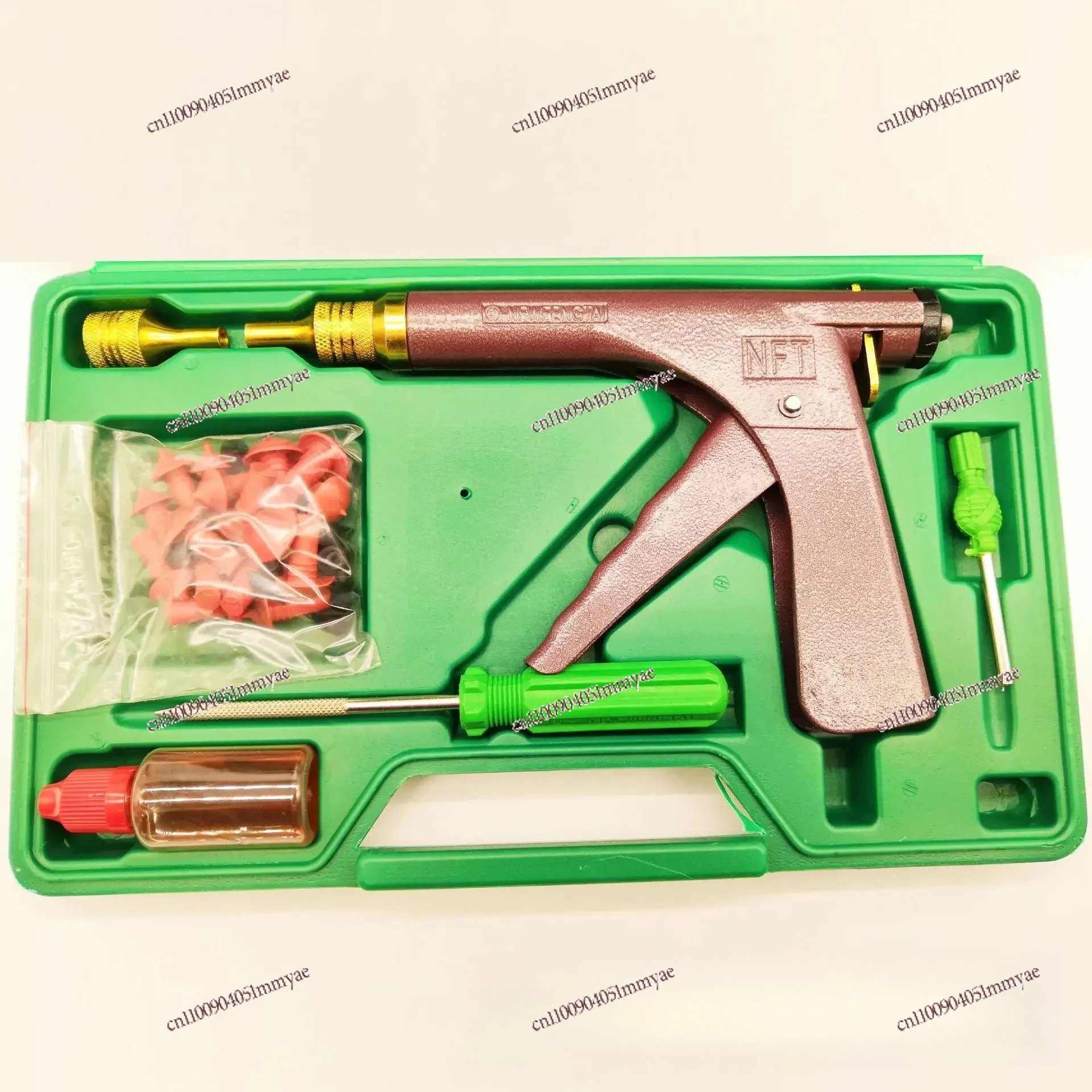 

Auto Bike Tubeless Tire Repair Puncture Plug Garage Motorcycle Vacuum Tire Repair Gun Car Tire Block Air Leaking Kit