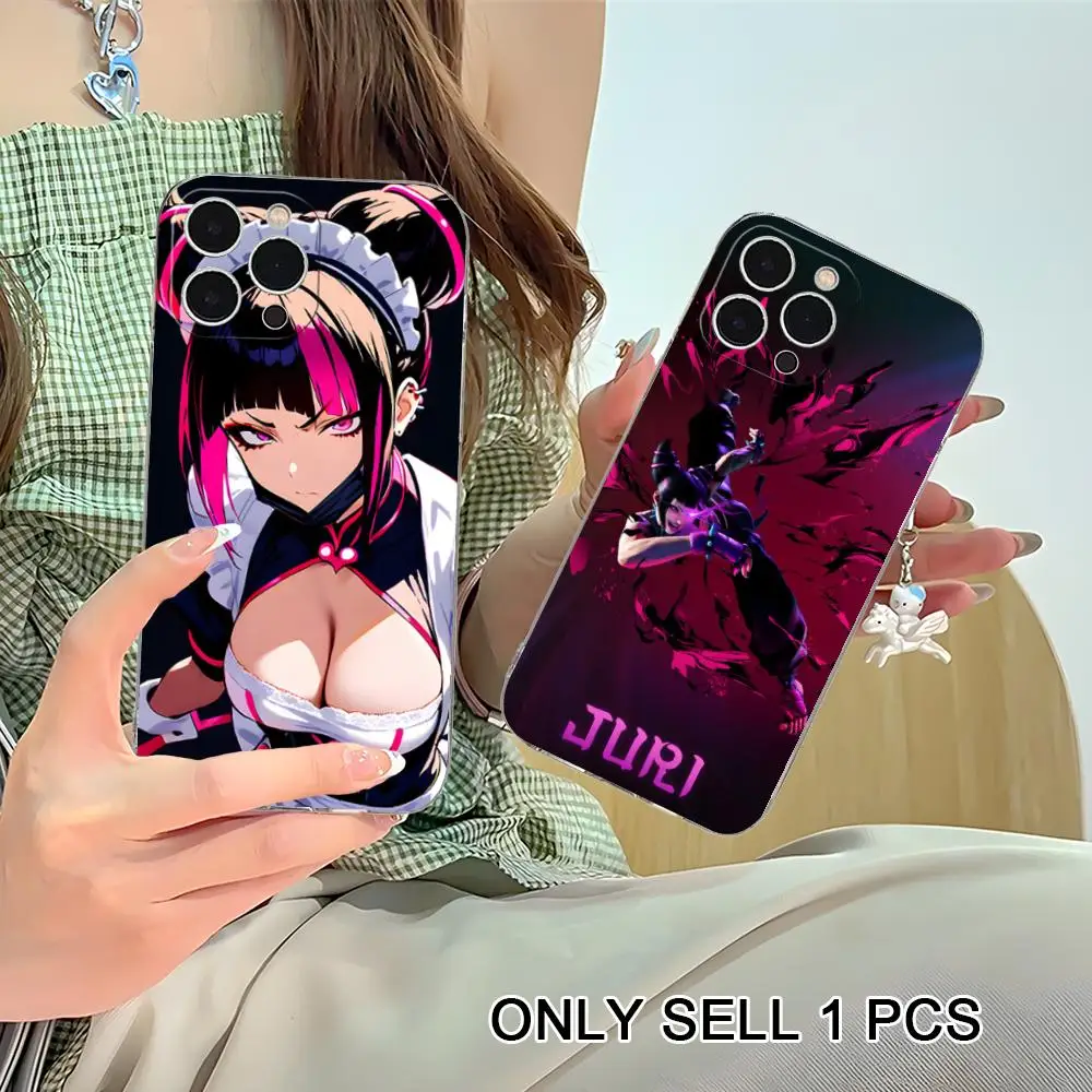 Street Fighter Juri Han Phone Case for iPhone 17 16 15 14 13 12 11