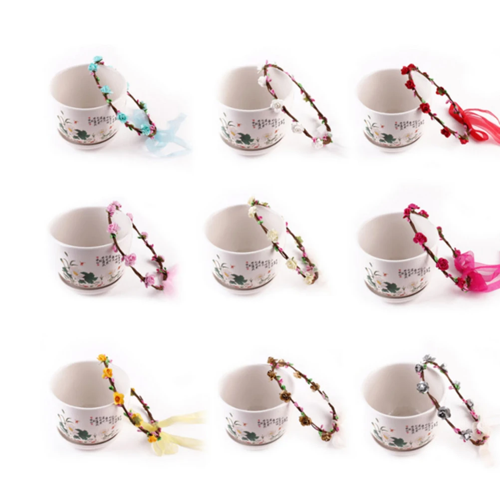 

Rose Decor Floral Headband For Lightweight Durable Fabric Hair Accessories Party Photography Travel Occasions