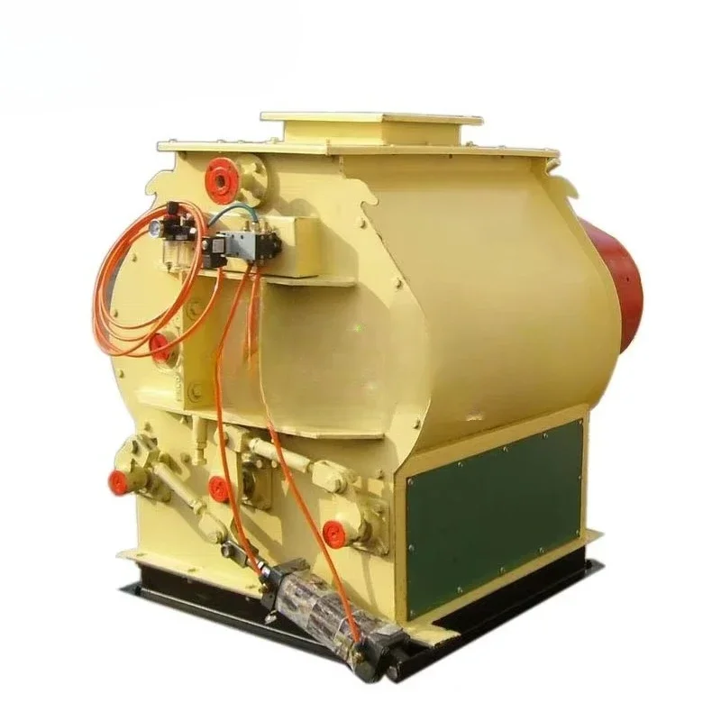 High efficiency double shaft blade mixer