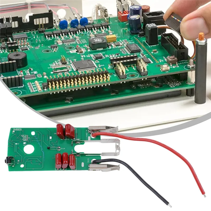 

New-PCB Board Power Tool Batteries 1 Pc GBH36V-LI Green Plastic+ Metal Charging Protection Circuit Board Practical