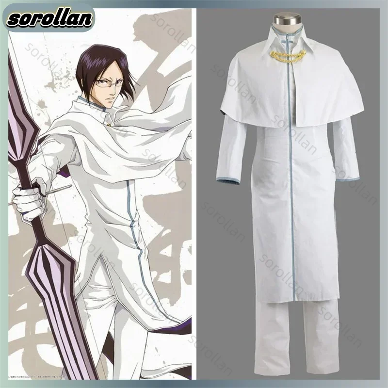 Bleach Ishida Uryuu Adult Cosplay Costume For Halloween Party For Adults For Themed Party Convention Carnival Stage Performance