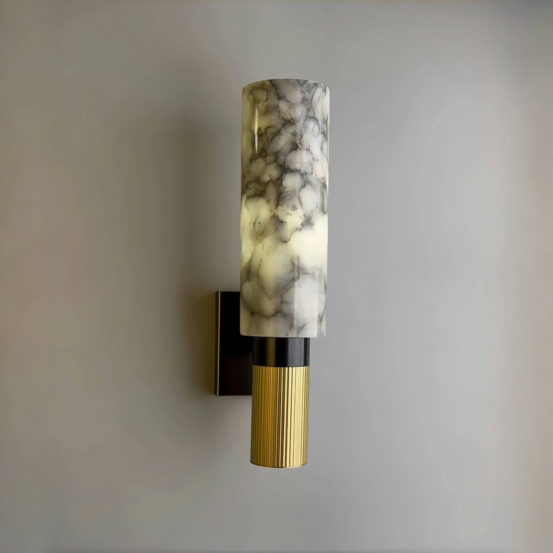 Modern Copper Marble Wall Lamp - đánh giá và giá Led Lighting Wall Decor