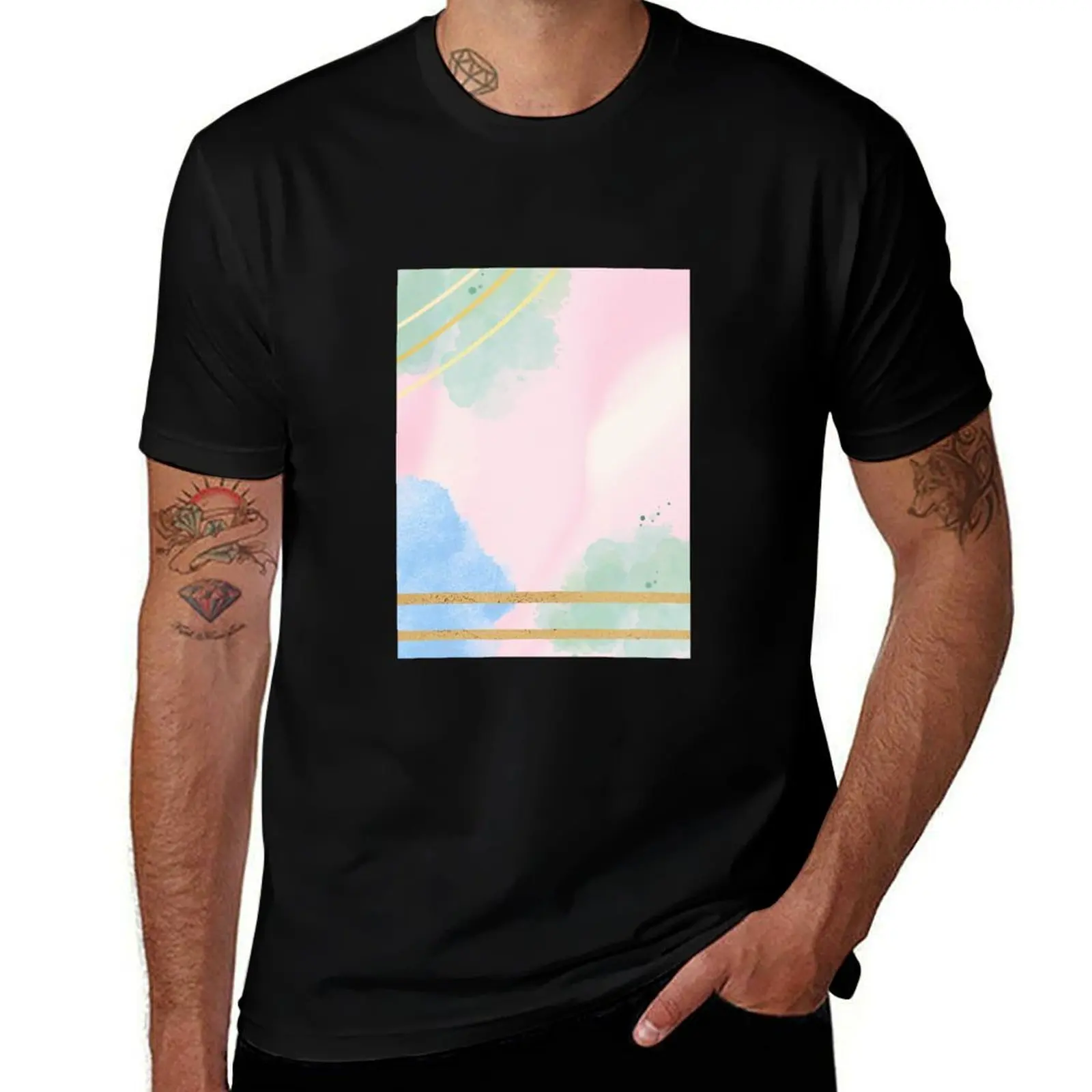 Gilded Pastel (Spring Colorway) T-Shirt Fashion Casual Short Sleeve Top