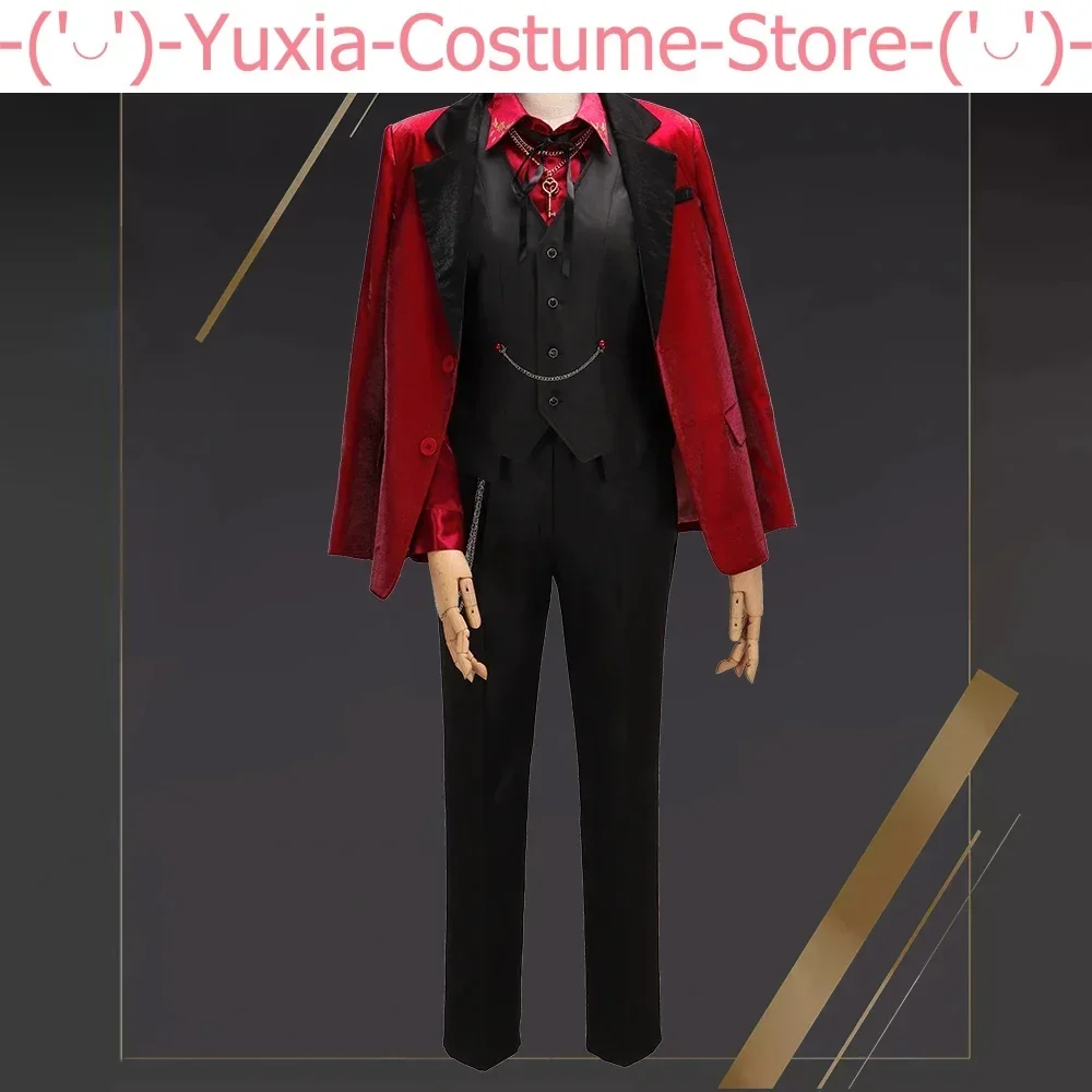 Vtuber Lauren Iroas 3rd Anniversary New Clothes Game Suit Handsome Cosplay Costume Halloween Party Role Play Outfit