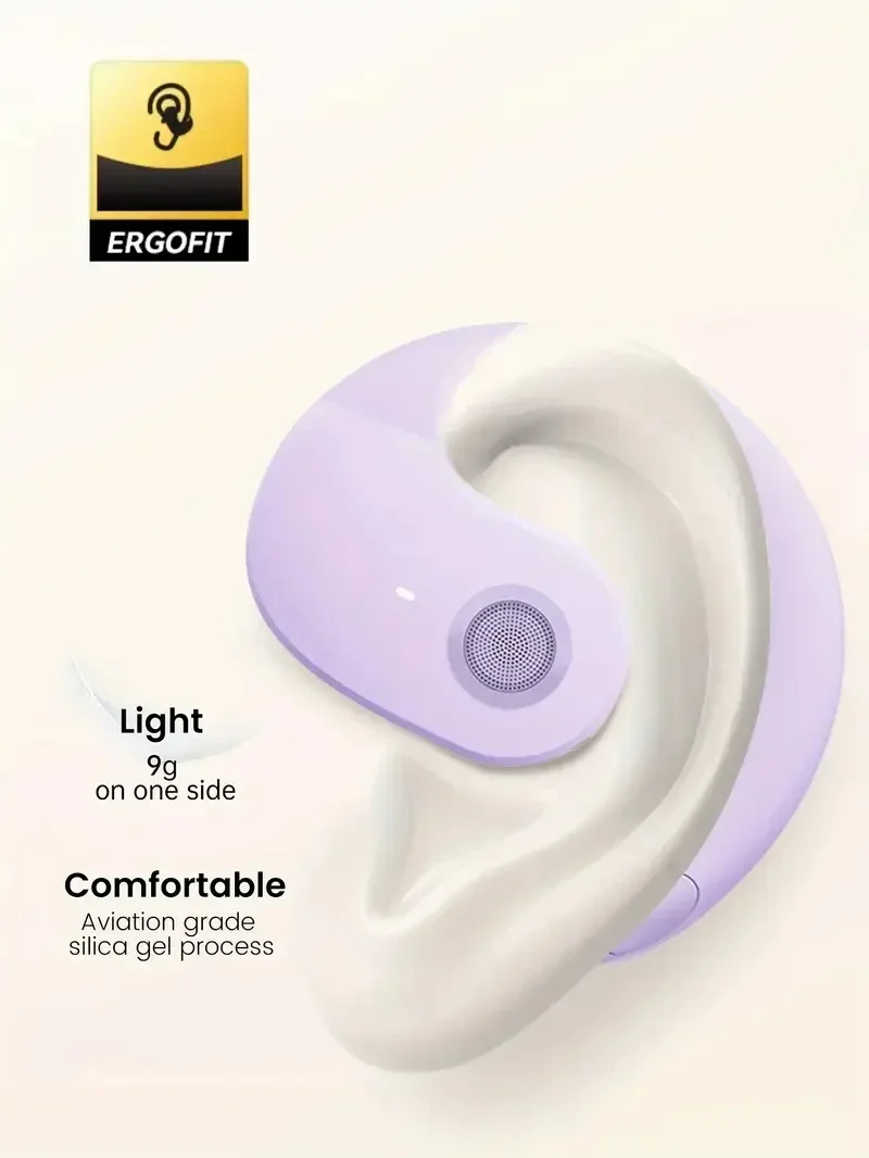 Earphone Bluetooth Ariettie, Headphone earbud nirkabel HIFI olahraga ENC pengurang kebisingan Stereo dengan MIK