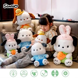 Sanrio Pochacco Hello Kitty Stuffed Toys Cute Plush Toys Kawaii Baby Birthday Gift Children Dolls For Girls Soft Throw Pillow