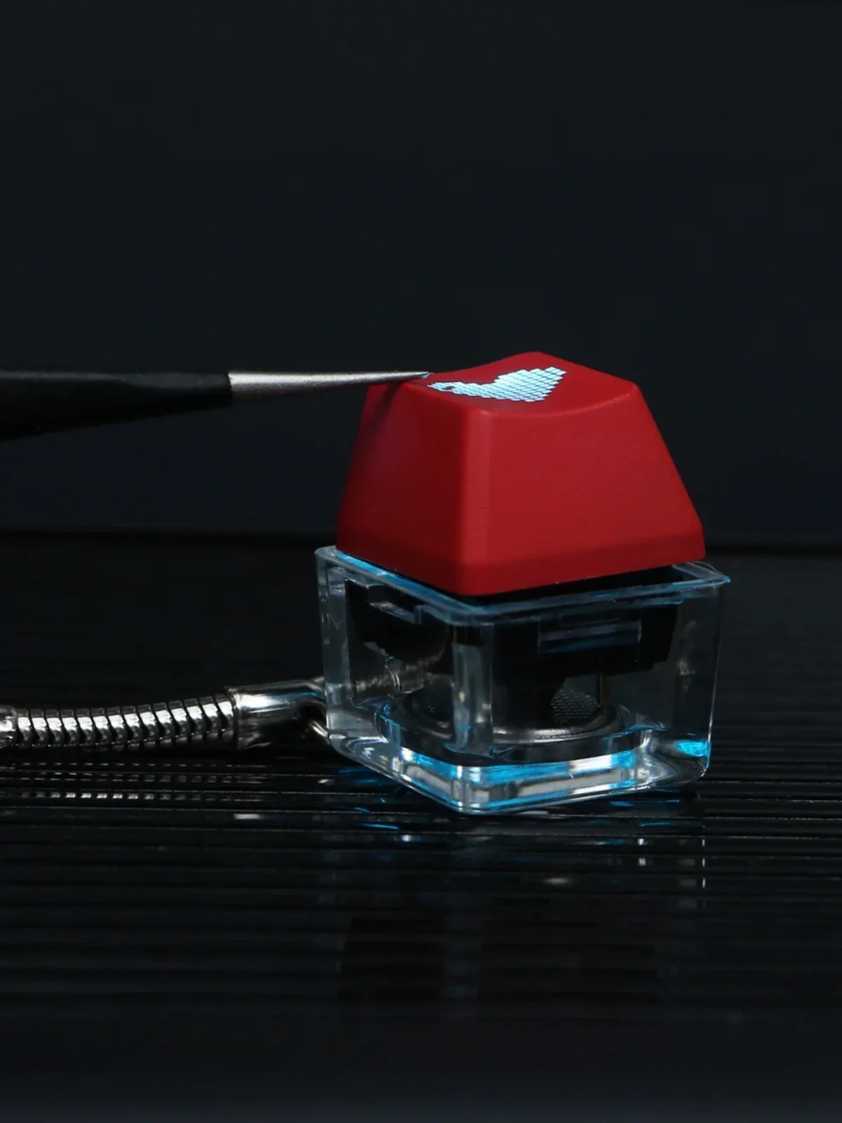 Axle tester cherry cherry G axis green plus light keychain pendant, decompression mechanical keyboard switch