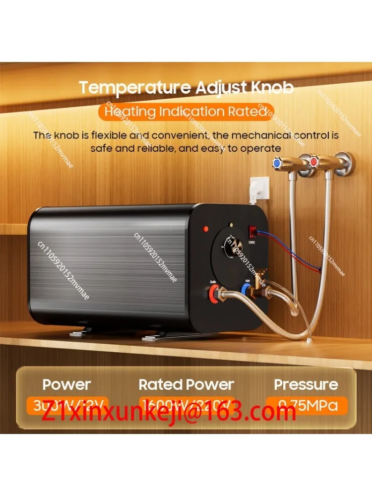 300 W 15L 20L 30L DC 12 Spanning 12 V 220 V RV Boiler Watertank Opslag Elektrische Boiler - afbeelding 2