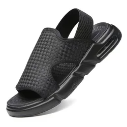 Men's Sandals Summer Casual Sneakers Comfortable Non Slip Sandals Summer Outdoor Beach Breathable Personality Sandals