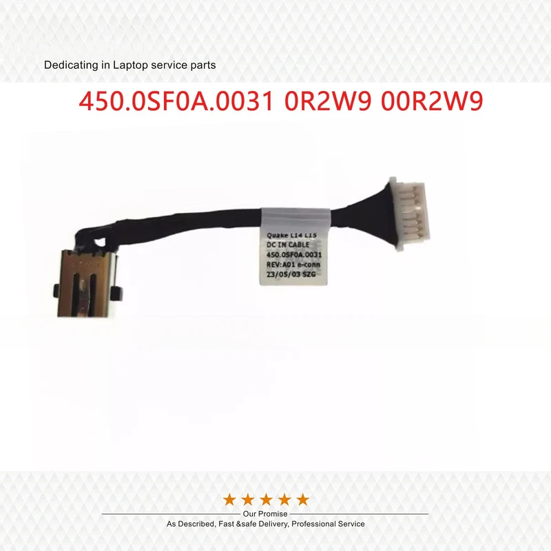 A+New 0R2W9 00R2W9 For Dell Latitude 3440 3540 DC IN Cable Wire Line Connector