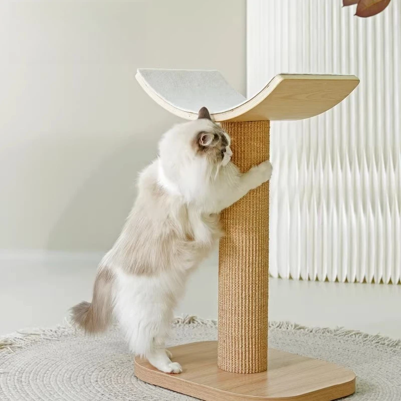 Cat Climbing Frame, Wooden Large Claw Grinder, Imported Wear-resistant Without Falling Debris, Scratching Column