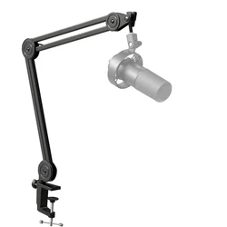 FIFINE Microphone Arm Boom,Suspension Stand-Heavy Duty Boom with Desk Clamp for AM8,Gaming,Streaming,Podcasting,Recording-BM63