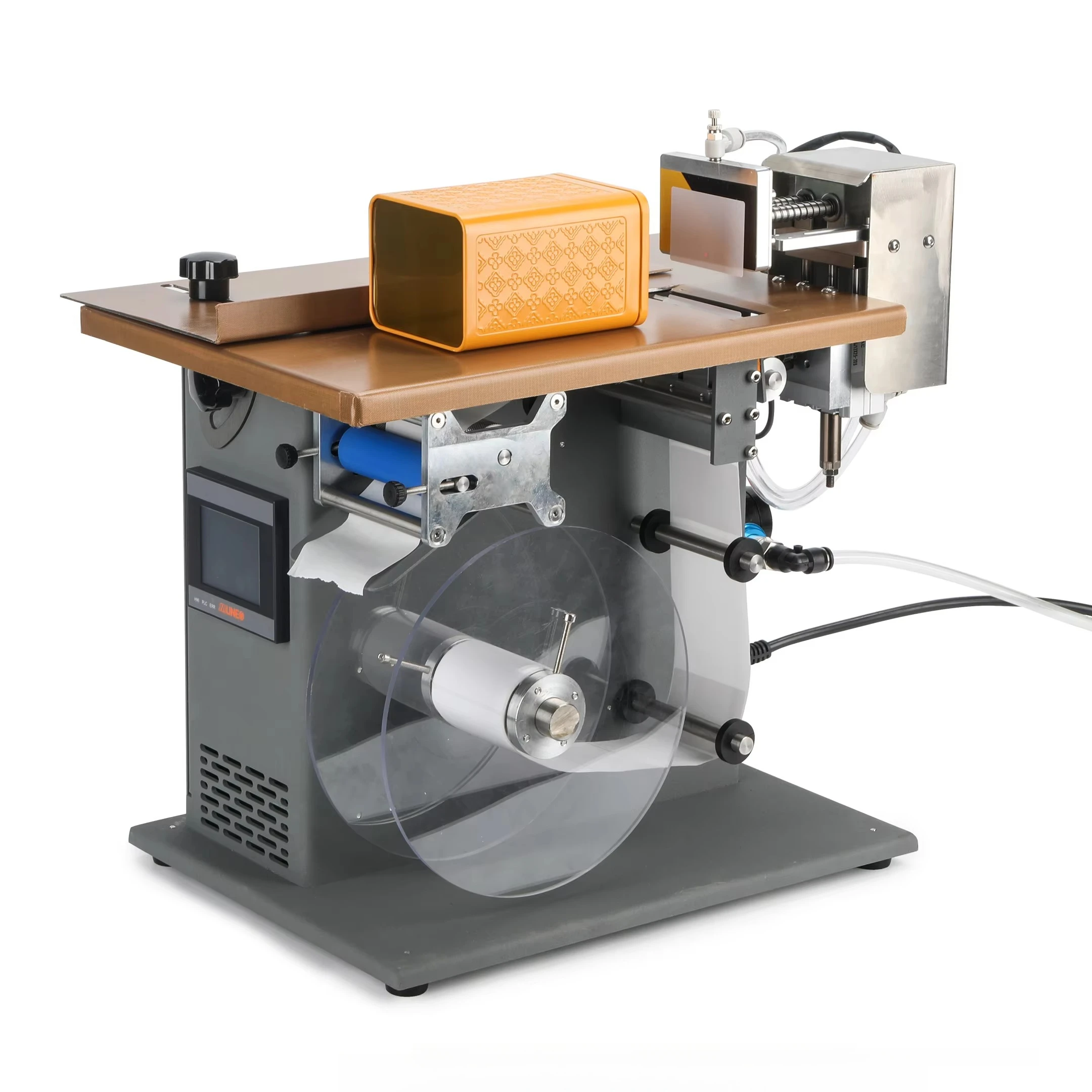 Top Labeling Machine Flat Surface Labeling Machine Flat Surface Doypack Label Applicator For Food Bag Pouch Labeling Machine