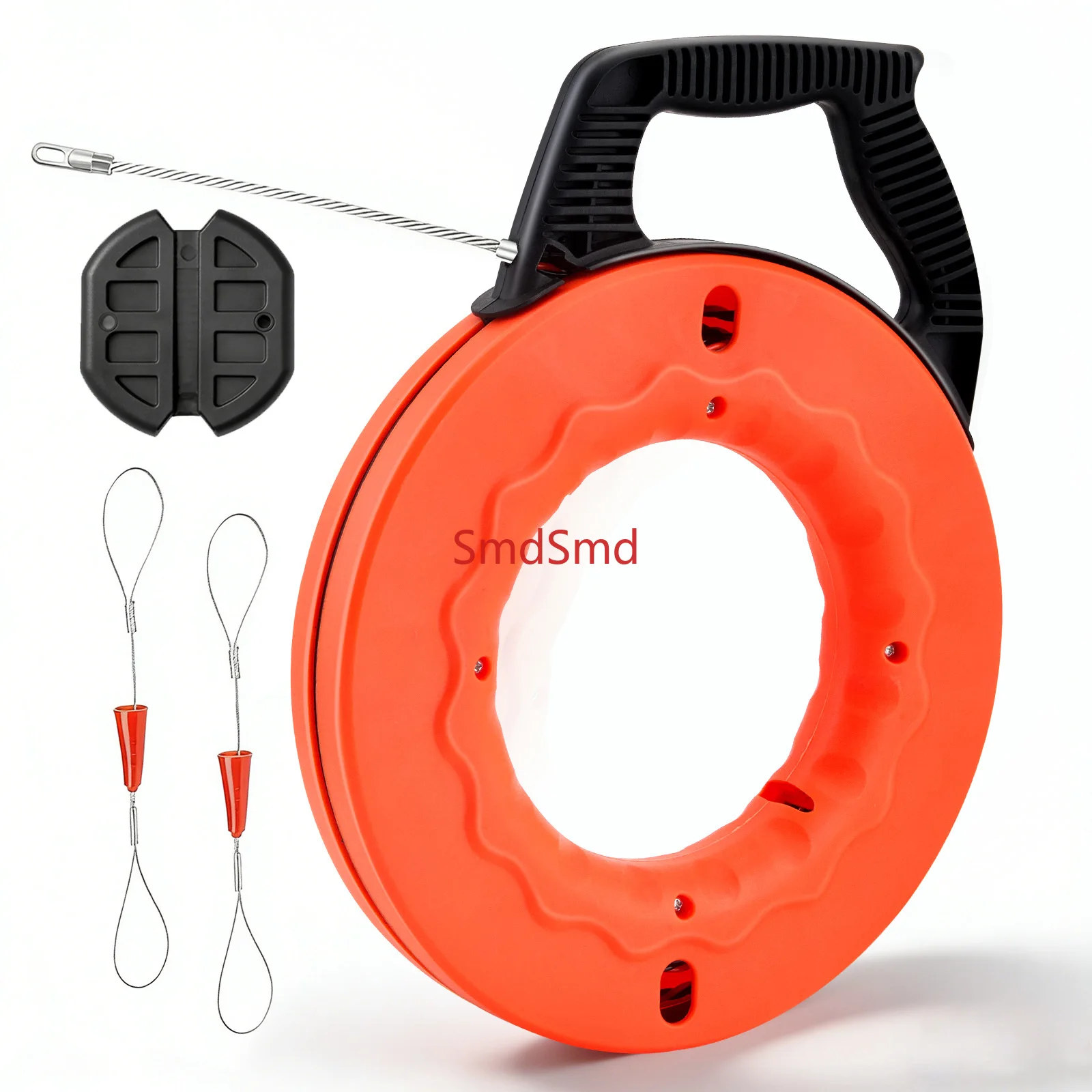 5mmx30m Cable Retractable Aid Fish Tape Puller Wire for Empty Pipes with Threading Tools Puller for Electricians Wall Cable